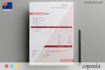 Australian Invoice Template Coparda
